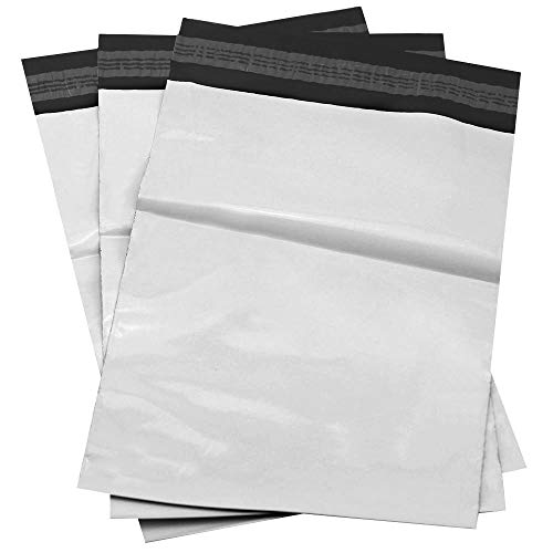 9527 Product Poly Mailers Envelopes Shipping Bags Self Sealing,10"x13", 1000 Bags - color: White, size: 10"x13"|1000Pcs