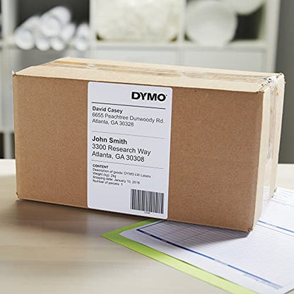 DYMO Authentic LW Extra-Large Shipping Labels, for LabelWriter 5XL and 4XL Label Printers Only, 4" x 6", White, 1 Roll of 220