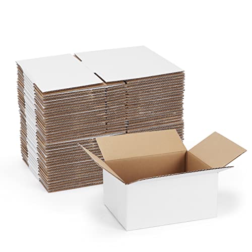 40 Pack Small Shipping Boxes 8x6x4 Inches - size: 8x6x4