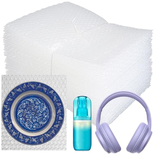 50PCS 8x12"Bubble Out Bags,Double-Wall Cushioned,Shockproof,Tear-Resistant - size: 50pcs-8x12IN