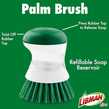 Libman Bottle & Dish Kitchen Brush Kit with Straw Cleaner, 4 Brush Styles - style: Bottle & Dish Brush Kit