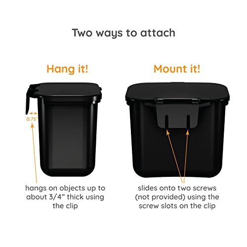 Hanging Wastebasket for Trash - size: Qty 1 Landfill