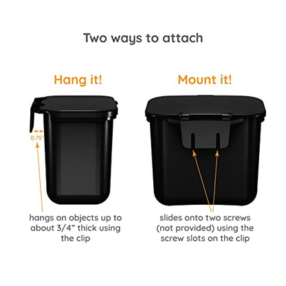 Hanging Wastebasket for Trash - size: Qty 1 Landfill