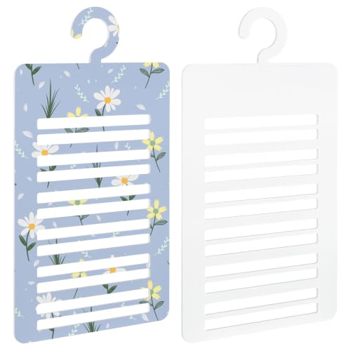 Sublimation Blank Acrylic Tie Hanger 12 Slot Belt Scarf Organizer