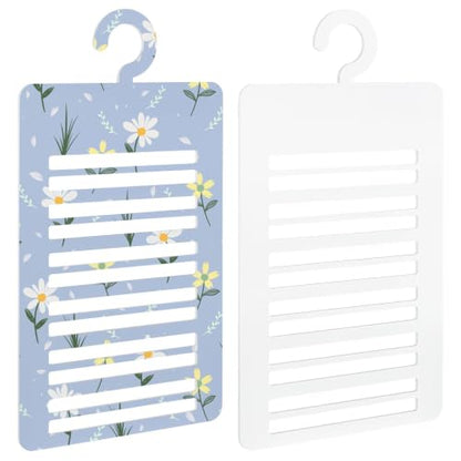 Sublimation Blank Acrylic Tie Hanger 12 Slot Belt Scarf Organizer