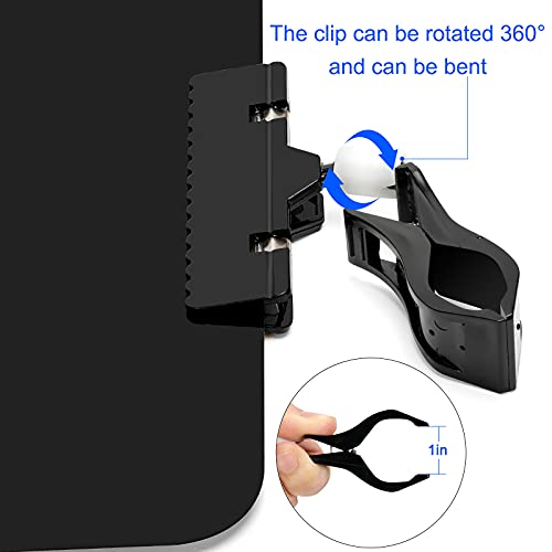 6 Pack 5.8x4.1" Double-Sided Chalkboard Signs with Clips for Retail Display - color: 6 5.8 X 4.1" Black Clips