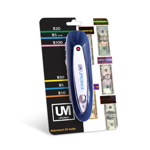 Mini 2-in-1 Counterfeit Money Bill Detector UV & Magnetic, 3.4in - color: Blue, size: Mini