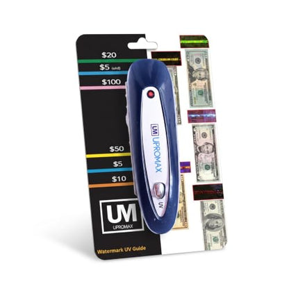 Mini 2-in-1 Counterfeit Money Bill Detector UV & Magnetic, 3.4in - color: Blue, size: Mini