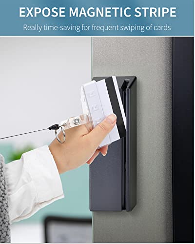 Pawfly 2 Pack Horizontal Card Badge Holders for POS Swipe Cards - size: 2 Pcs (Horizontal)