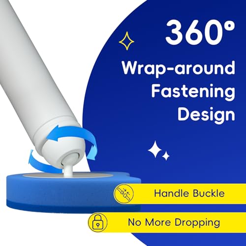 Disposable Toilet Bowl Brush with 32 Scented Toilet Wand Refills - color: 1+32 Refills