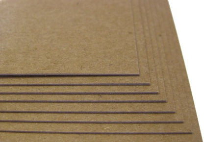 250 Sheets Chipboard 24pt (Point) 3.5 X 5.5 Inches Light Weight Recipe Index Post Card Size .024 Caliper Thickness Cardboard Craft Packaging Brown Kraft Paper Board - size: 3.5 X 5.5 - 250 Sheets
