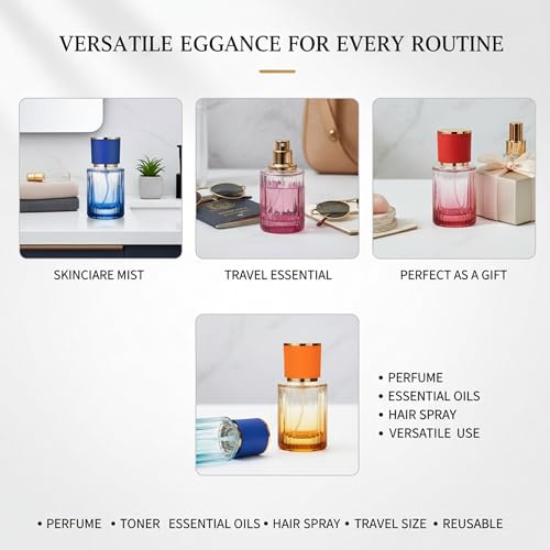 DAYUMKOU 30 Pack Empty Perfume Glass Bottle, 30ml - size: 30pcs