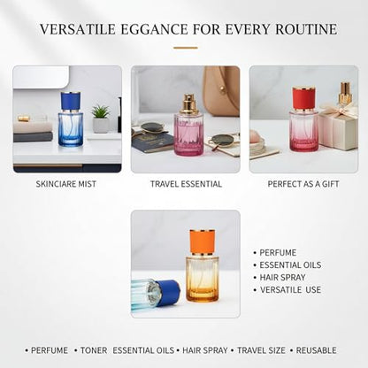 DAYUMKOU 30 Pack Empty Perfume Glass Bottle, 30ml - size: 30pcs