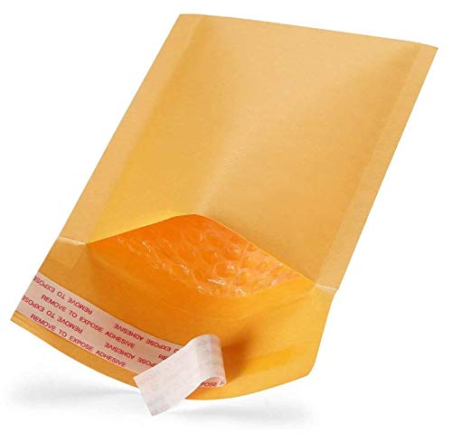 Secure Seal #0 6x10 Kraft Padded Bubble Mailer Shipping Envelopes (Pack of 100)