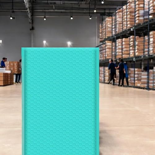 iMBAPrice 500-Pack #000 (4" x 8") Premium Hot Teal Color Self Seal Poly Bubble Mailers Padded Shipping Envelopes (Total 500 Bags) - color: Teal Poly Bubble, size: 4"x8" Poly (500 Envelopes) Value Pack