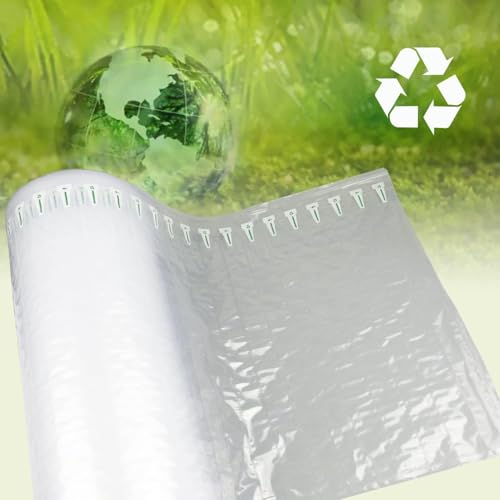 Inflatable Bubble Cushioning Wrap Roll Wine Bottle Protector, Packing Materials for Shipping and Moving Glass Fragile Items, 15.7 Inches *164 Feet Large Wide Liquor Travel Bags Alcohol Shipper
