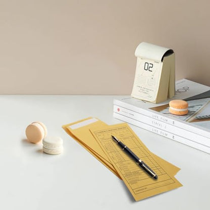 28lb 500Pcs Cash Deposit Envelopes with Self Seal Closure – Cash Envelopes for Small Businesses, 9 1/2 x 4 Money Envelopes for Retailers & Restaurants
