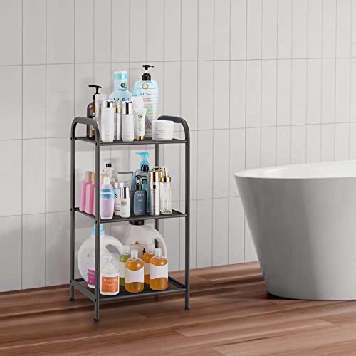 MAX Houser 3 Tier Extendable Industrial Storage Rack, Charcoal Gray - color: Grey, size: 3-Tier