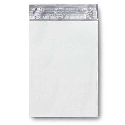 KKBESTPACK Poly Mailers Envelope Shipping Bags, 6" x 9", White, 100 Count (Pack of 1) - size: 6" x 9" 100pcs