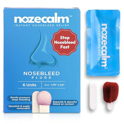 Nose Bleed Stopper, Nosebleed Plugs for First Aid, Kids & Seniors