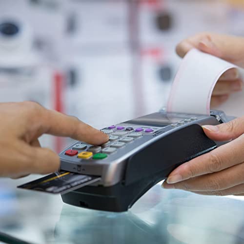 (200 Rolls) LabelMore 2 1/4" X 50' Thermal Receipt Paper, Credit Card Paper Rolls Thermal, Cash Register Roll, Premium Pos Printer Paper - size: 2 1/4" x 50' (200Rolls)