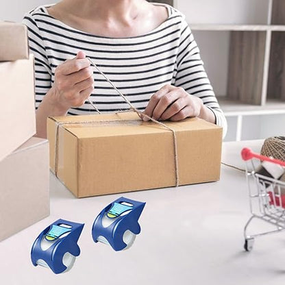 6 Rolls Clear Packing Tape - Quiet Packaging Tape 1.5 INCH Core Shipping Tape Refill Rolls Moving Tape for Packing Boxes, 2" x 25 Yards - size: 6 Rolls