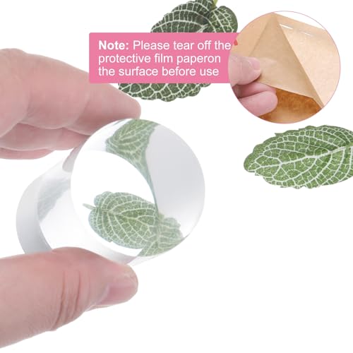 uxcell Acrylic Cylinder Display Blocks, 40 x 80 mm/1.6" x 3.1" Clear Jewelry Display Base Polished Cube Riser Stand Display Holder Base for Ring Jewelry Crafts - size: 40 x 80mm