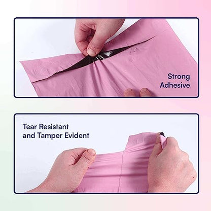 200 Count, 10x13 inch 100% Recycled Poly Mailers Eco Friendly Packaging Envelopes Supplies Mailing Bags 2.5 Mil Thick - SMART Mailer - size: 10"x13" (200 Mailers)