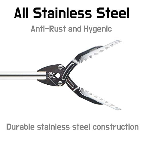 FTH Stainless Steel Grabber Reacher Pickup Tool Heavy Duty Trash Picker 48" - color: 48 Inch