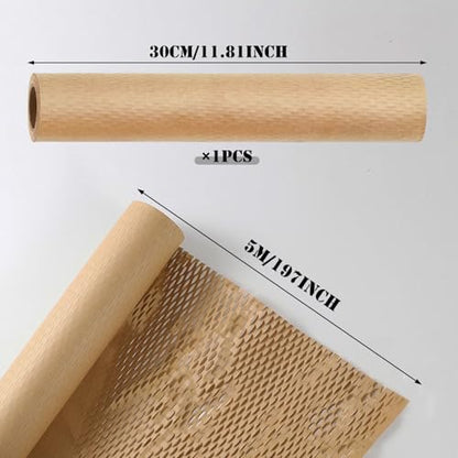 Honeycomb Packing Paper 12" x 200" Packing Paper Substitute Alternative for Shipping Moving Small Business Supplies