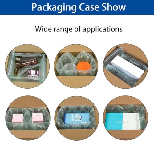 MINI AIR EA2/EA2S Air Pillows for Shipping, Packaging Air Bags, 8"X4" 4000Pcs 1312 FT Per Roll, Inflatable Supplies Box Filler, Air Cushion Film, 4 Roll - size: 4 roll