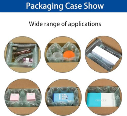 MINI AIR EA2/EA2S Air Pillows for Shipping, Packaging Air Bags, 8"X4" 4000Pcs 1312 FT Per Roll, Inflatable Supplies Box Filler, Air Cushion Film, 4 Roll - size: 4 roll