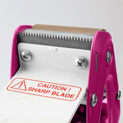 TAPEWELL Heavy Duty Metal Frame Packing Tape Dispenser Gun, 2 inch, Purple - color: Purple, size: 2 Inch