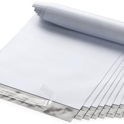 7.5" x 10.5" Poly Mailer Envelopes - 200 Count, Self Seal White Plastic Mailing Bags with Adhesive Strip, 2.5 Mil Thick, Waterprrof & Tear/Puncture Proof Unpadded Shipping Mailers - GPI - size: 7.5" x 10.5"
