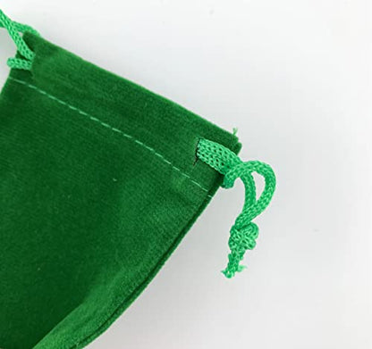 Palmhomee Pack of 48 4x6 Inch Velvet Drawstring Bags Gift Bag Velvet Pouch For Jewelry Wedding and Party Favor (Green) - color: Green