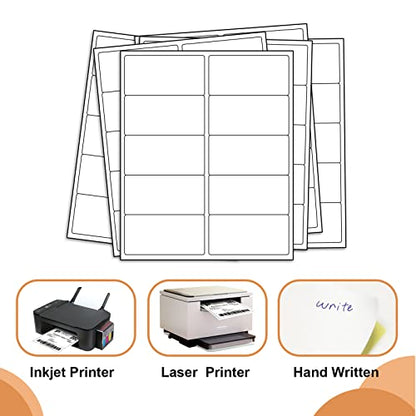 10up Shipping Address Labels, 2 X 4 Labels, Compatible Laser/Inkjet Printer, 5163/18163 Templates Available (4000 Sheets -40000 Labels) - size: 2" X 4" (10-up), style: 4000 Sheets