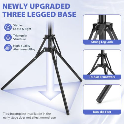 Cap and Gown Display Stand, Adjustable Shirt Display Stand - color: Glossy Black