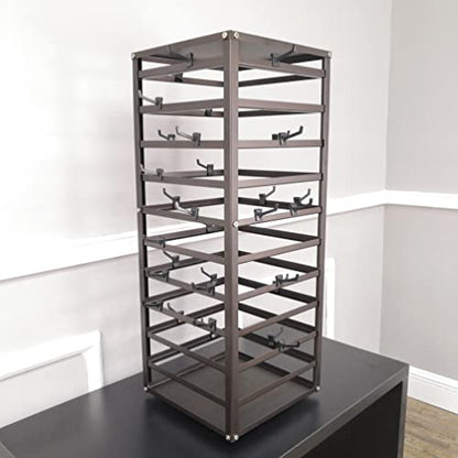FixtureDisplays® Metal Spinner Rack 80X4 Hooks Sock Display Earring Card Stand Retail Countertop 11453NEW-+80X11666-NPF