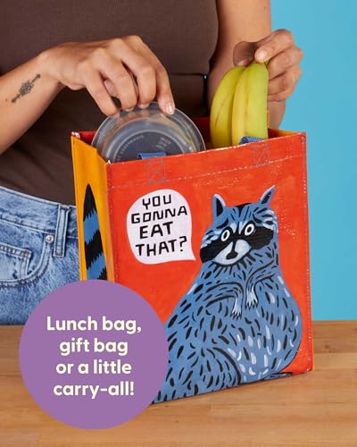 Blue Q Handy Tote Bag - Funny Reycled & Reusable Tote Bag - color: You Gonna Eat That