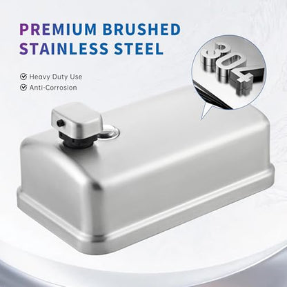 Commercial Soap Dispenser Wall Mount Bathroom, 37 fl.oz. - size: 37 fl.oz.