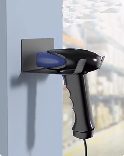Wall Mount Barcode Scanner Holder, Universal Barcode Scanning Holder, Barcode Reader Rack Bracket Accessiors Fit for Most Scanner Barcode Scanners Label Readers