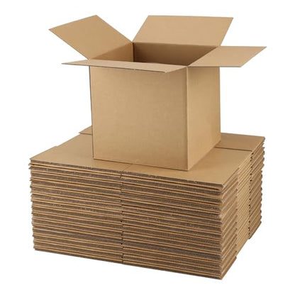 CRUGLA 25 Packs 7x7x7 Shipping Boxes, Brown Mailing Boxes - size: 7x7x7 Inch 25 Pack