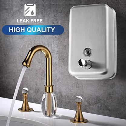 Commercial Soap Dispenser Wall Mount Stainless Steel, Vertical - size: Vertical