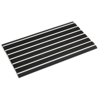 Ecomills Alumat Aluminum Doormat, 20" x 32.6", Black - size: 1'8" x 2'9" (Rectangular)