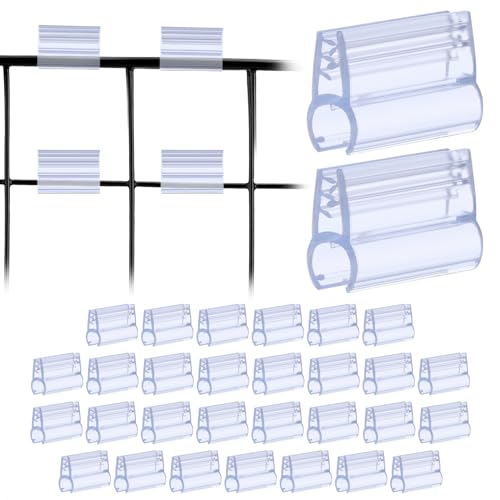 DLUGOPIS 50 Pack Gridwall Sign Holder Clip Grid Display Card Holder Grip Gridwall Accessories For Wire Rack 1*0.4*0.65inch - size: 50 1×0.4×0.65inch
