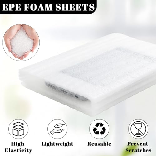 35 Pieces 12×12×0.2inch Packing Foam Sheets for Moving