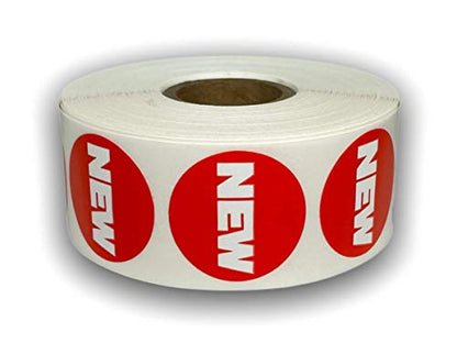 New Stickers 1.125" Round Adhesive Inventory Food Sale Supermarket Labels 1 Roll of 1000 Labels