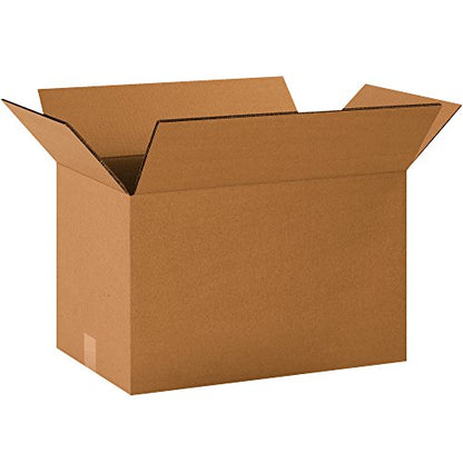 Boxes Fast 20" x 12" x 12" Double Wall Corrugated, Heavy-Duty Cardboard Boxes, BFHD201212DW, for Shipping, Packing, Moving and Storage, Kraft (Pack of 15)