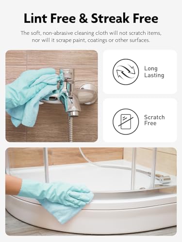 Fantasticlean Microfiber Cleaning Cloth Roll- 75 Sheets, 12" x 12" (Blue) - color: Blue, size: 75 pack