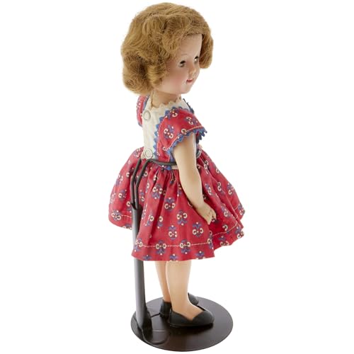 Plymor DSP-60B Black Adjustable Doll Stand, Pack of 6 - color: Black